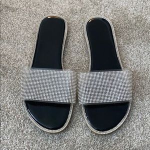 Rhinestone sandals